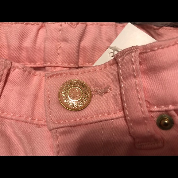 NWT H & M NEON PINK SKINNY JEANS - Picture 4 of 5